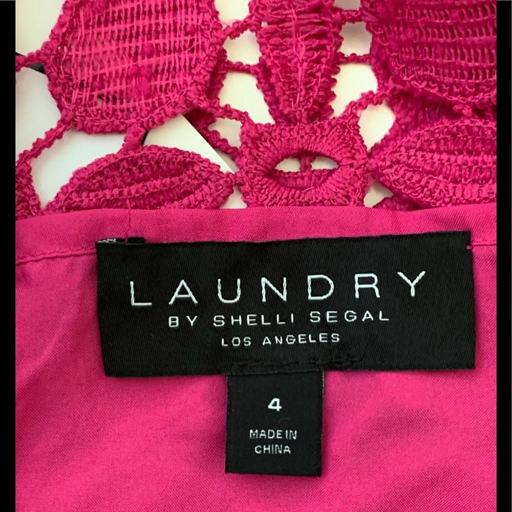 LAUNDRY by Shelli Segal Pink Lace Dress - Picture 8 of 10